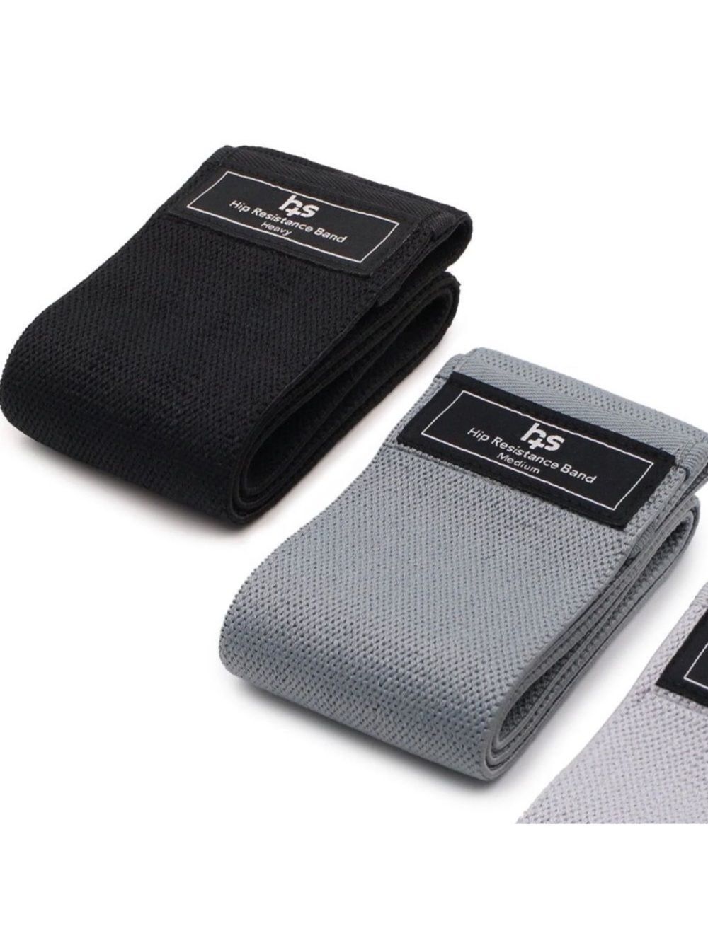 Healthsmart Heavy & Medium Hip Resistance Workout Bands